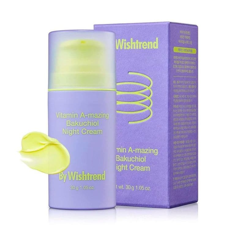 Ночной крем с ретинолом и бакучиолом By Wishtrend Vitamin A-mazing Bakuchiol Night Cream