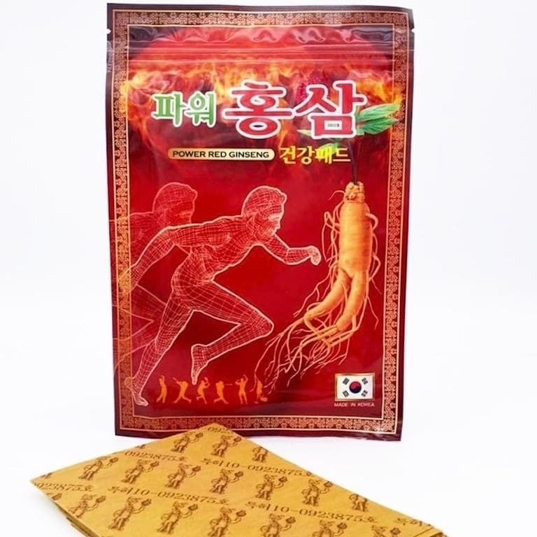 Пластырь с красным женьшенем Power Red Ginseng (1 шт)