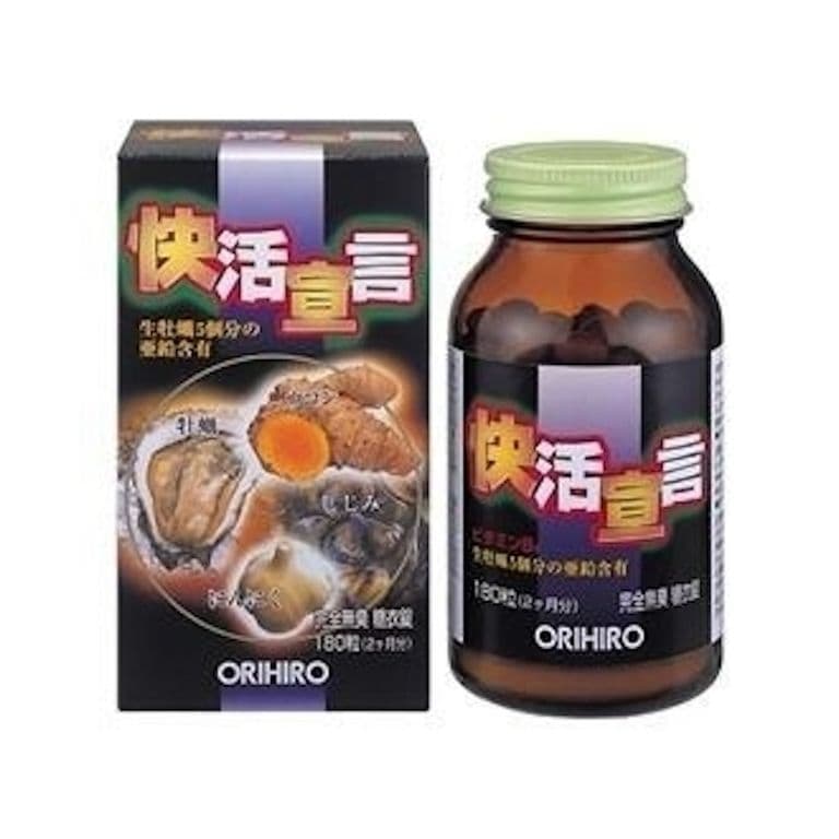 ORIHIRO Устрицы +мидий +чеснок +куркума  180т на 60дней