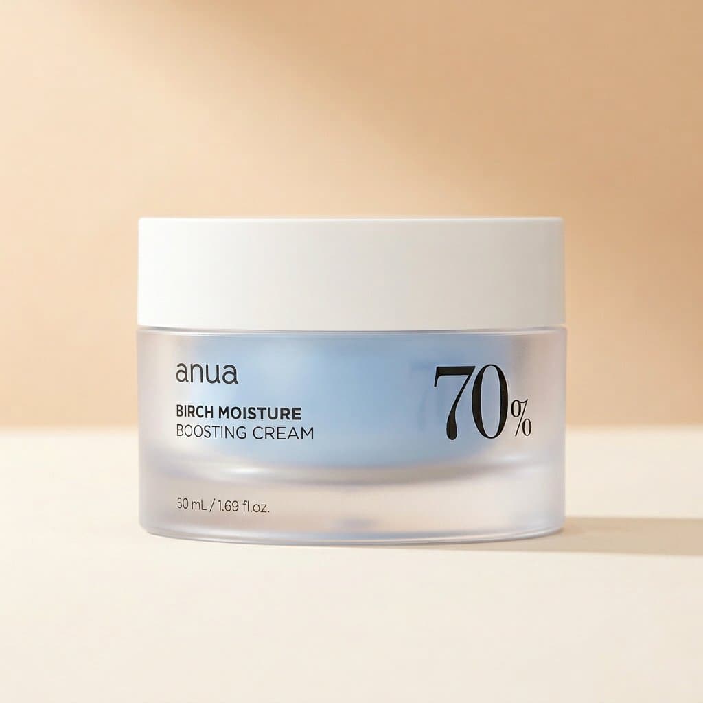 Успокаивающий крем с берёзовым соком Anua Birch 70% Boosting Cream Moisture