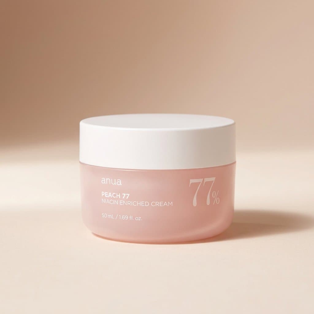 Интенсивный крем-пудинг для гладкой и сияющей кожи Anua Peach 77 Niacin Enriched Cream