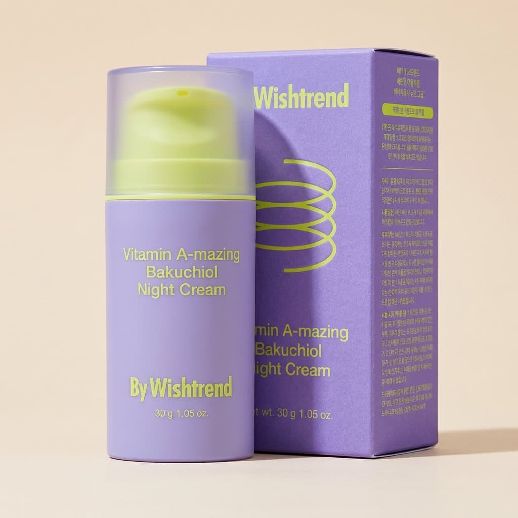 Ночной крем с ретинолом и бакучиолом By Wishtrend Vitamin A-mazing Bakuchiol Night Cream 30 г | Уход за лицом — купить в CosmetikaLux