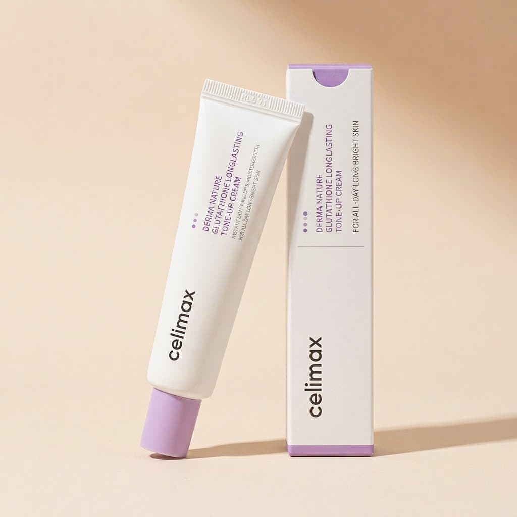 Крем с глутатионом против пигментации [Celimax] Derma Nature Glutathione Longlasting Tone-Up Cream
