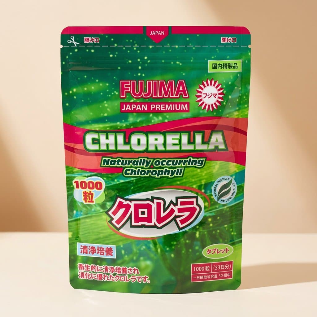 Fujima Chlorella – Хлорелла в таблетках (100% натуральный продукт)