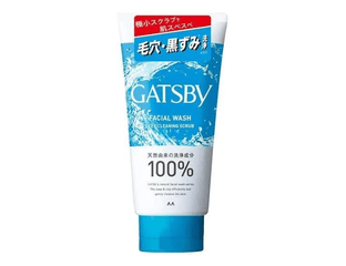 MANDOM Мужская пенка скраб Gatsby с микрочастицами для нормальной, жирной и проблемной кожи, цитрусовый аромат, 130г