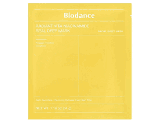 Biodance Гидрогелевая маска с ниацинамидом для сияния кожи Vita Niacinamide Real Deep Mask
