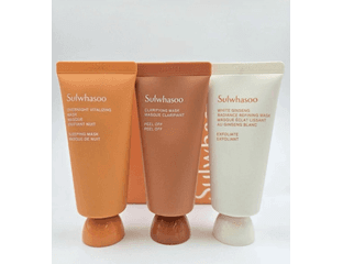 Набор мини-масок для лица Sulwhasoo Mini Mask Kit (3 items) Объём: 3 маски по 35 мл