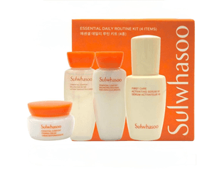 Набор миниатюр для укрепления кожи лица Sulwhasoo Essential Daily Routine Kit (4 items)