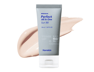 Солнцезащитный крем с тональной основой Hanskin Perfect All in One Sun BB SPF50+ PA++++ Объем: 50 мл