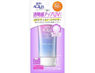 Увлажняющий санскрин с функцией коррекции тона Skin Aqua Tone Up UV Essence, Rohto SPF 50+/ PA++++ (80мл)