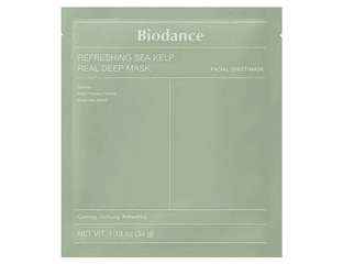 Biodance Успокаивающая гидрогелевая маска с водорослями Refreshing Sea Kelp Real Deep Mask