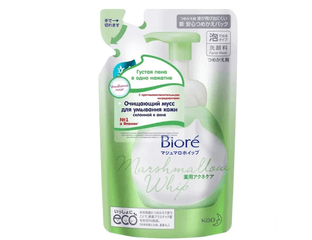 КАО Biore Marshmallow Whip  Мусс для умывания лица - профилактика акне, м/у  130 гр.