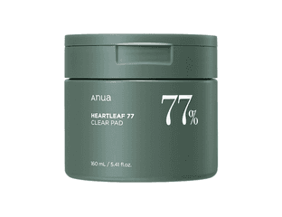 Отшелушивающие пэды с хауттюйнией и PHA-кислотой Anua Heartleaf 77% Clear Pad