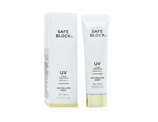Солнцезащитный крем для лица с тоном MISSHA Safe Block RX Cover Tone Up Sun Foundation Free SPF50+PA++++ 50 мл