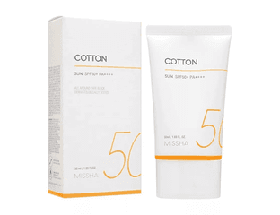 MISSHA Хлопковый солнцезащитный крем SPF 50+ 50 мл