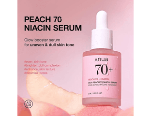 Сыворотка с персиком для гладкой и сияющей кожи Anua Peach 70% Niacin Serum (30 мл)