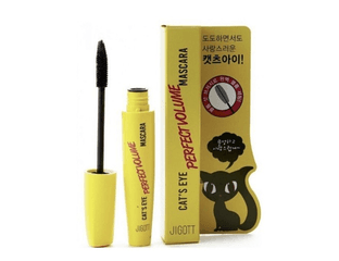 Тушь для ресниц ОБЪЕМ [Jigott] Cat`s Eye Perfect Volume Mascara 12гр