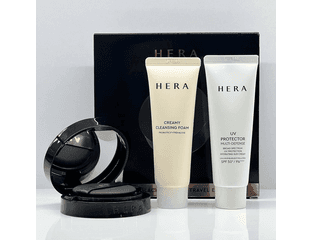 HERA Кушон (тон 21N1 ROSE VANILLA) в наборе Black Cushion Travel Exclusive