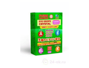 FUJIMA EYE DROPS CRYSTAL Soft Увлажняющие капли для глаз (13 мл).