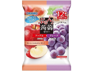 ORIHIRO Желе со вкусом винограда и яблока 12 порционных желе