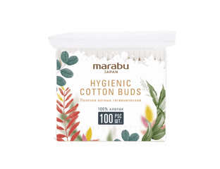 Marabu Ватные палочки Botanica в зип-пакете 100 шт.