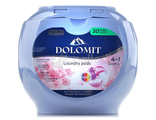 DOLOMIT Капсулы для стирки белья 4 в 1 «Вишня Монморанси» (50 шт).