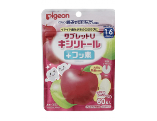 Pigeon Таблетки с ксилитом от кариеса со вкусом яблока в упаковке 65 шт