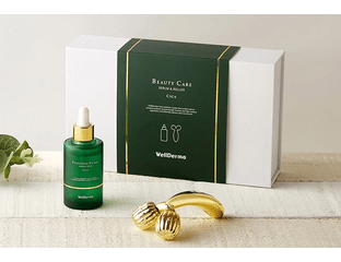 WellDerma Лифтинг-набор: массажер и сыворотка с центеллой | 50мл | Cica Treatment Repair Ampoule Serum and Roller Set