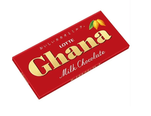 Lotte GHANA Milk Chocolate Молочный шоколад, плитка, 50 гр.