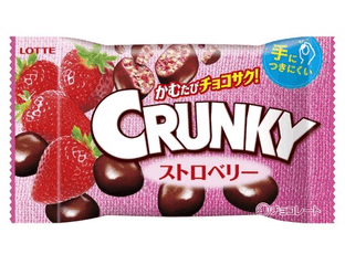 Шоколадные шарики со вкусом клубники Crunky, 32 г