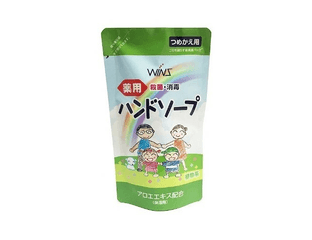 Nihon "Wins Hand soup" Семейное жидкое мыло для рук с экстрактом алоэ, с антибактериальным эффектом, 200 мл.