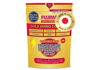 Порошковый коллаген с коэнзимом Q10 и гиалуроновой кислотой FUJIMA Gold Amino Collagen (30 порций)