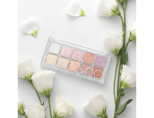 Палетка теней с сияющими оттенками Rom&Nd Better Than Palette 00 Light & Glitter Garden (6 г)