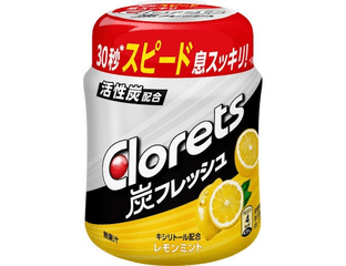 Жевательная резинка Clorets Refreshing Activated Carbon Lemon Mint Bottle (127 г)