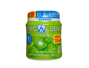 Жевательная резинка Recaldent Refreshing Mint Gum Bottle (154 г)