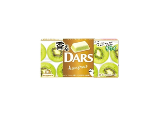 Шоколад Morinaga DARS белый “Ароматный киви” (46 г / 12 шт)