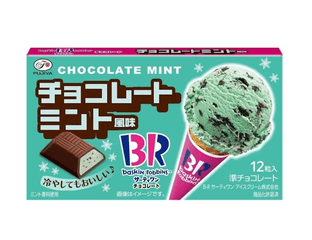 Fujiya Baskin Robbins Chocolate шоколад-мятный вкус 42гр