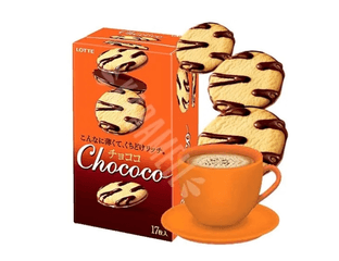 Печенье "CHOCOCO" с шоколадной глазурью, 98.6 г ( 17 шт )