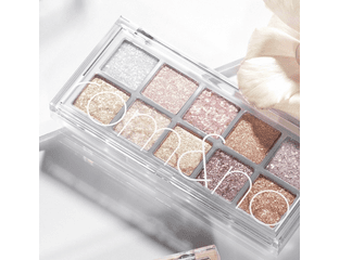 Палетка теней для век Rom&nd Better Than Palette 00 Light & Glitter Garden (10 оттенков)