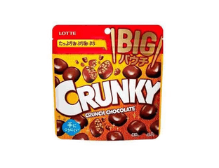 Шоколадные драже Lotte Crunky Big Pouch (72 г)