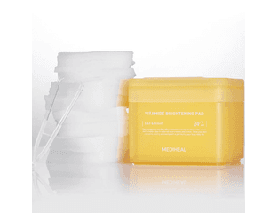 Осветляющие тонер-пэды с комплексом витаминов Mediheal Vitamide Brightening Pad 180 мл (100 шт)