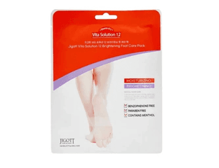 Маска-носочки для ног осветляющая Jigott Vita Solution 12 Brightening Foot Care Pack   Объем: 20 мл
