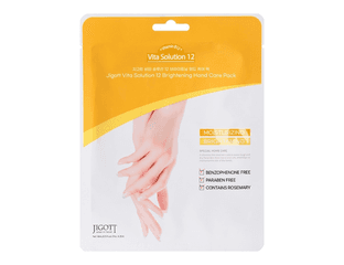 Маска-перчатки для рук осветляющая Jigott Vita Solution 12 Brightening Hand Care Pack