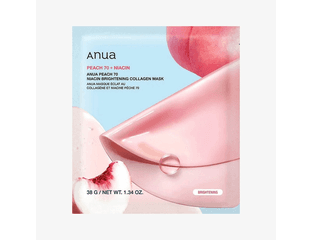 Осветляющая гидрогелевая маска с экстрактом персика Anua Peach Niacin Brightening Collagen Mask  Объём: 1 шт (28 мл)