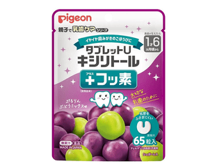 Pigeon Таблетки с ксилитом от кариеса со вкусом винограда в упаковке 65 шт