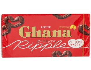 LOTTE GHANA Шоколадные крендельки, 58 гр.