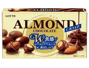 Миндаль в хрустящем шоколаде Lotte  Объём: 80 г