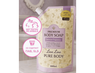 Mitsuei  Pure Body  Увлажняющий гель для душа с ароматом жасмина  1000 мл
