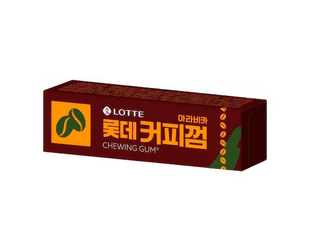 Жевательная резинка Lotte Arabica Gum с кофейным вкусом, 26 гр (Корея)