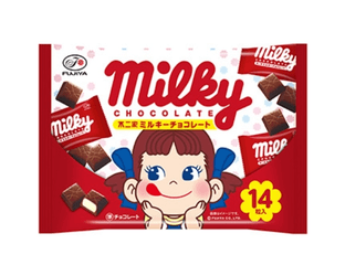 Fujiya Milky Chocolate Конфеты Peko-Chan со взбитыми сливками, 14 шт